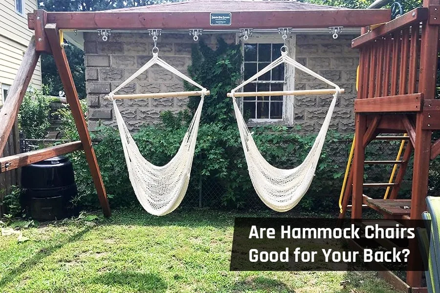 Hammock Chairs in the Yard