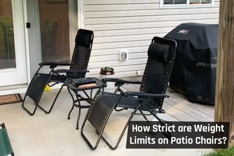 How Strict are Weight Limits on Patio Chairs?