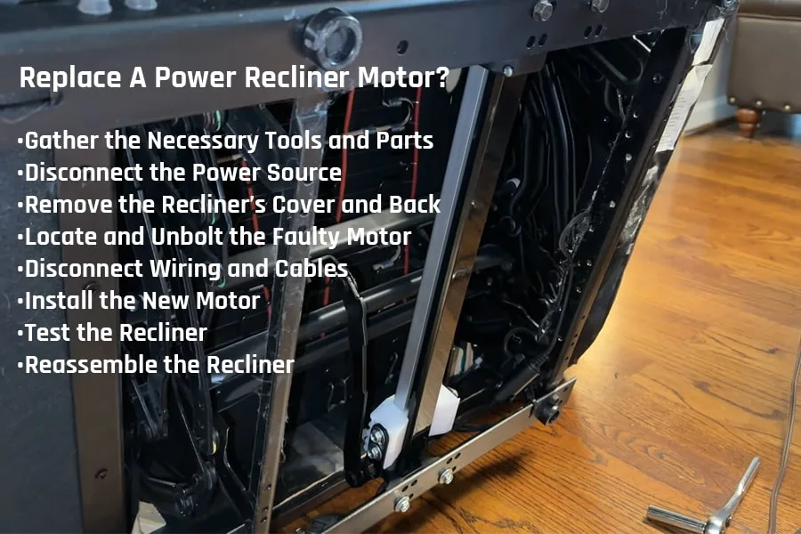 Replace Power Recliner Motors 1 jpg